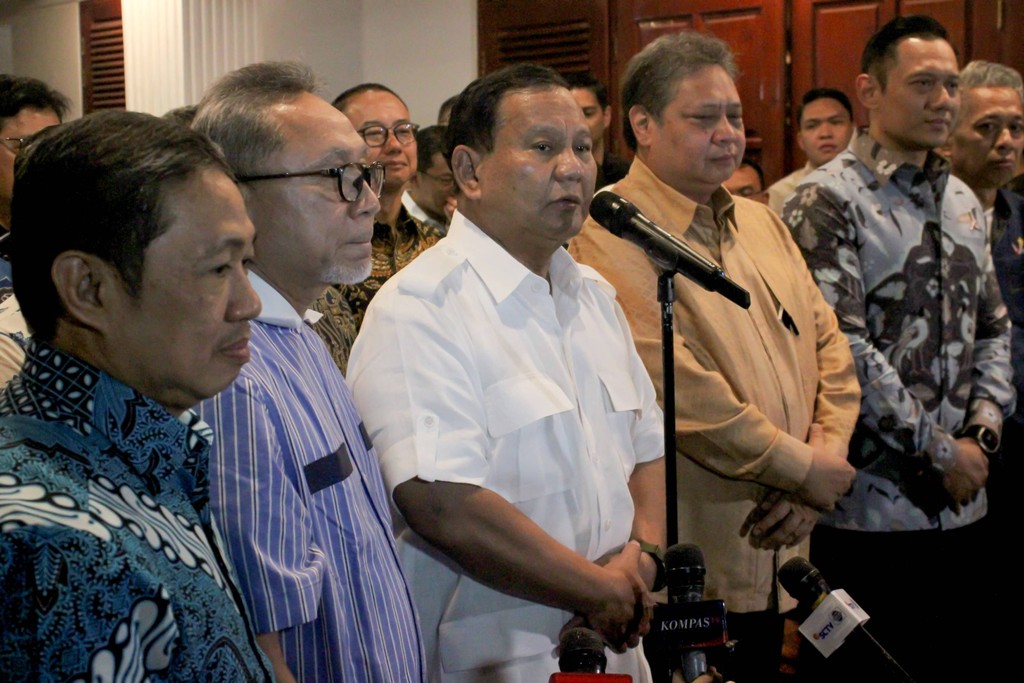  Foto: Prabowo Umumkan Gibran Jadi Cawapres