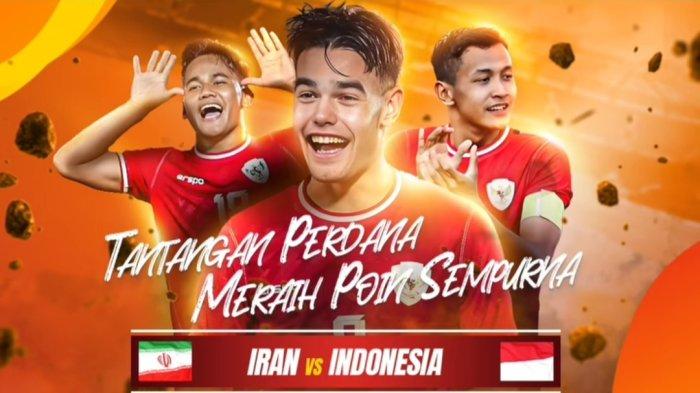 Link Live Streaming TV Online Timnas U20 Indonesia vs Iran di Piala Asia U20 2025