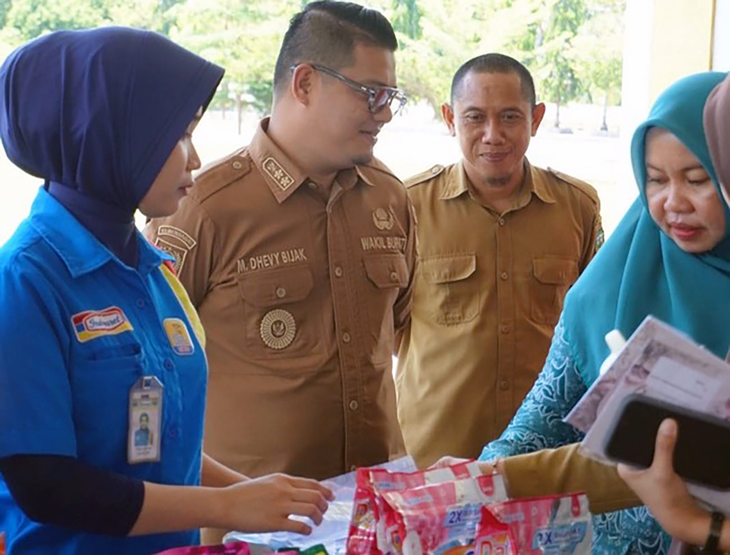 Muh. Dhevy Bijak Pawindu Hadir di kegiatan Pangan Murah